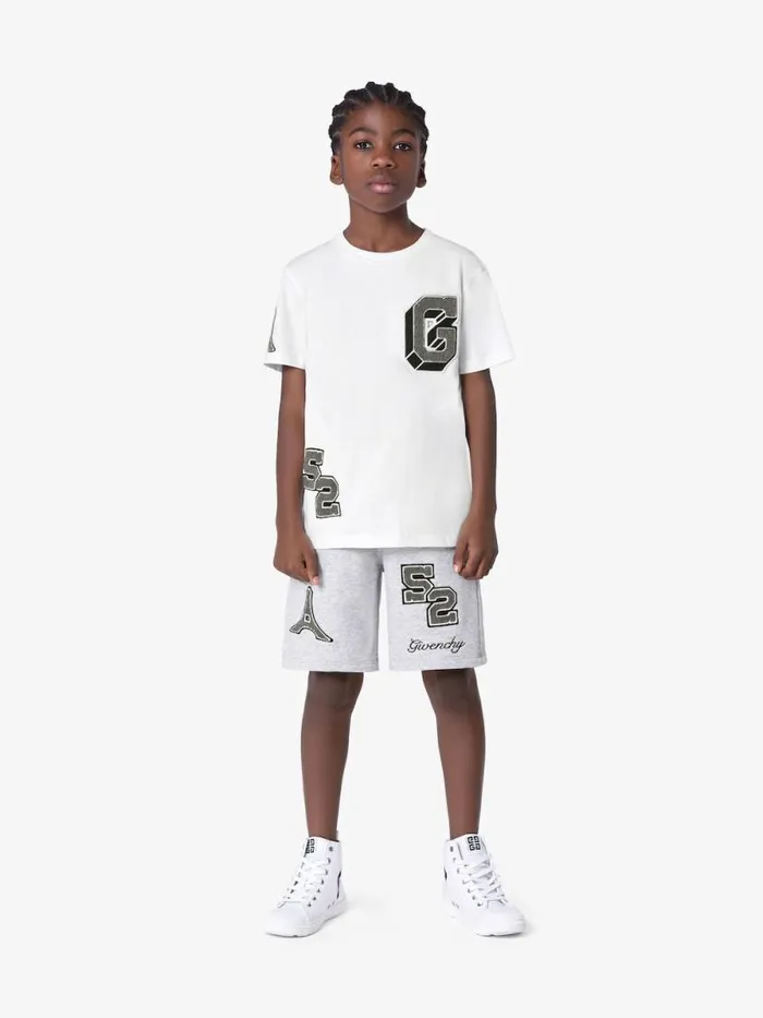Men Boy 4 To 12 Years Givenchy GIVENCHY Tshirt In Cotton White