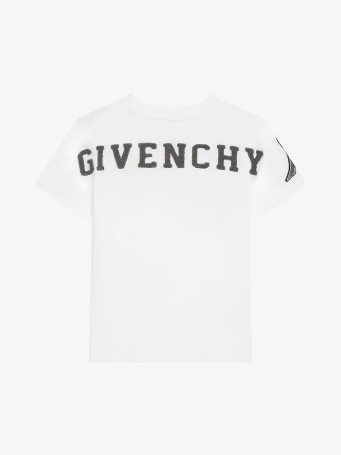 Men Boy 4 To 12 Years Givenchy GIVENCHY Tshirt In Cotton White