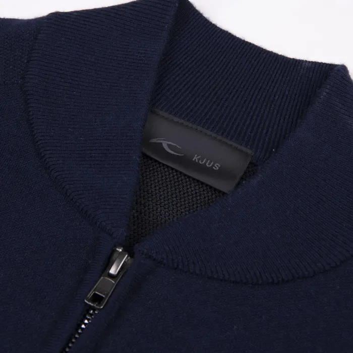 Men Calhoun Sweater Jacket Deep Space KJUS Midlayers and Sweaters