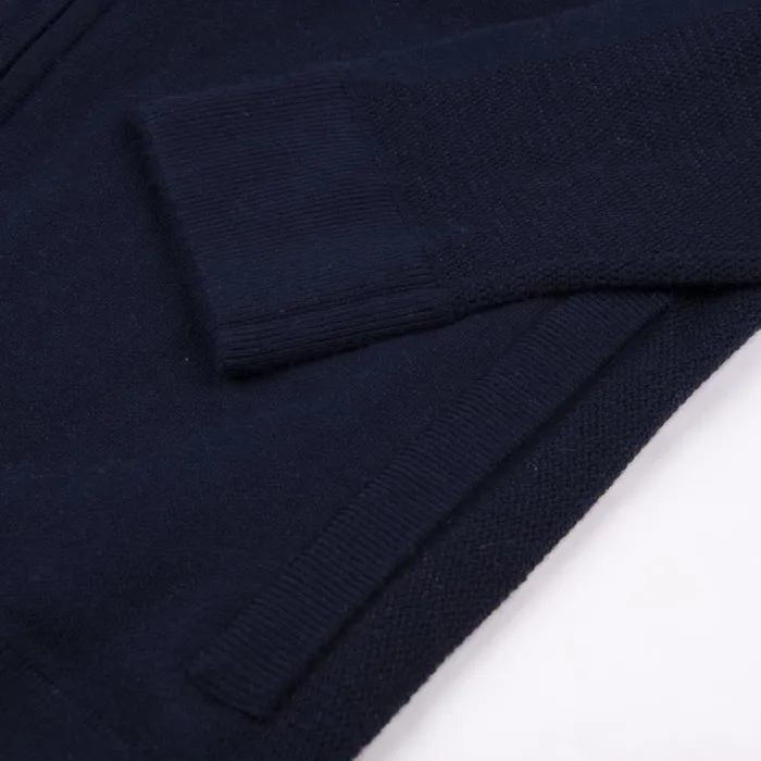 Men Calhoun Sweater Jacket Deep Space KJUS Midlayers and Sweaters