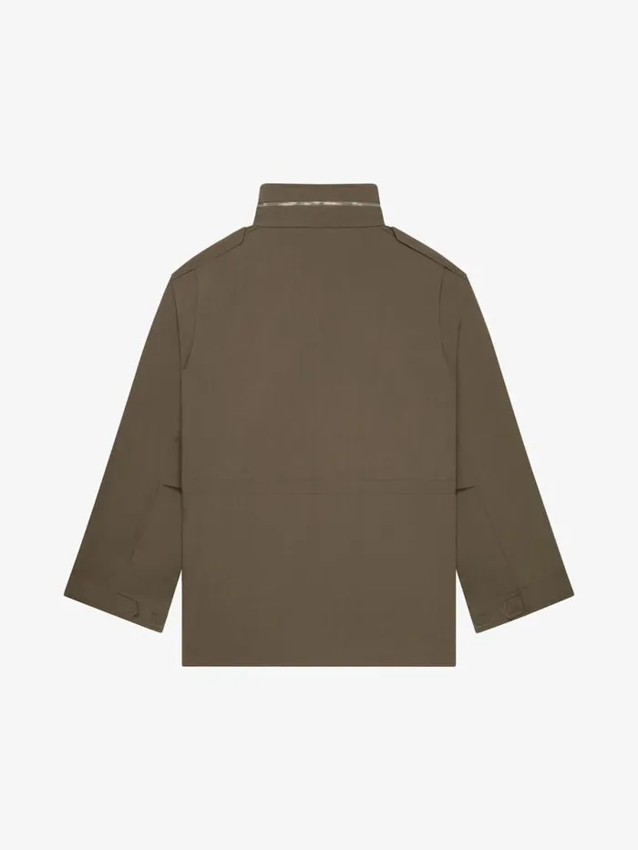 Men Coats and Jackets Givenchy Parka In Cotton Canvas Olive Green Men Coats and Jackets Givenchy Parka In Cotton Canvas Olive Green