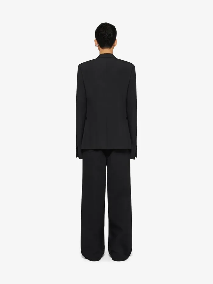 Men Coats and Jackets Givenchy Slim Fit Jacket In Wool Black