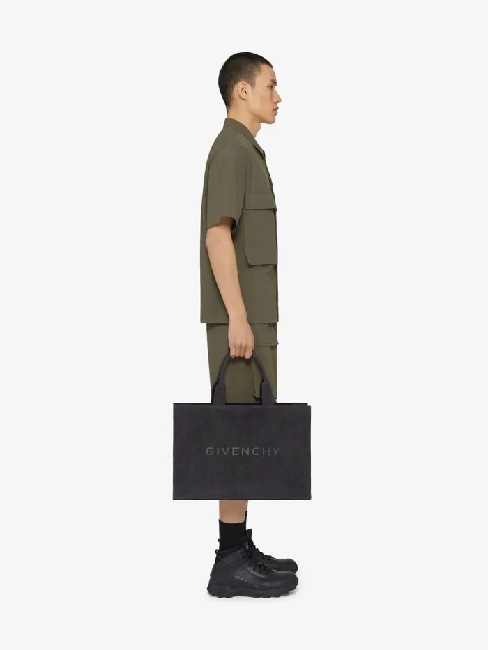 Men Crossbody Bags Givenchy GIVENCHY Tote Bag In Canvas Black Men Crossbody Bags Givenchy GIVENCHY Tote Bag In Canvas Black