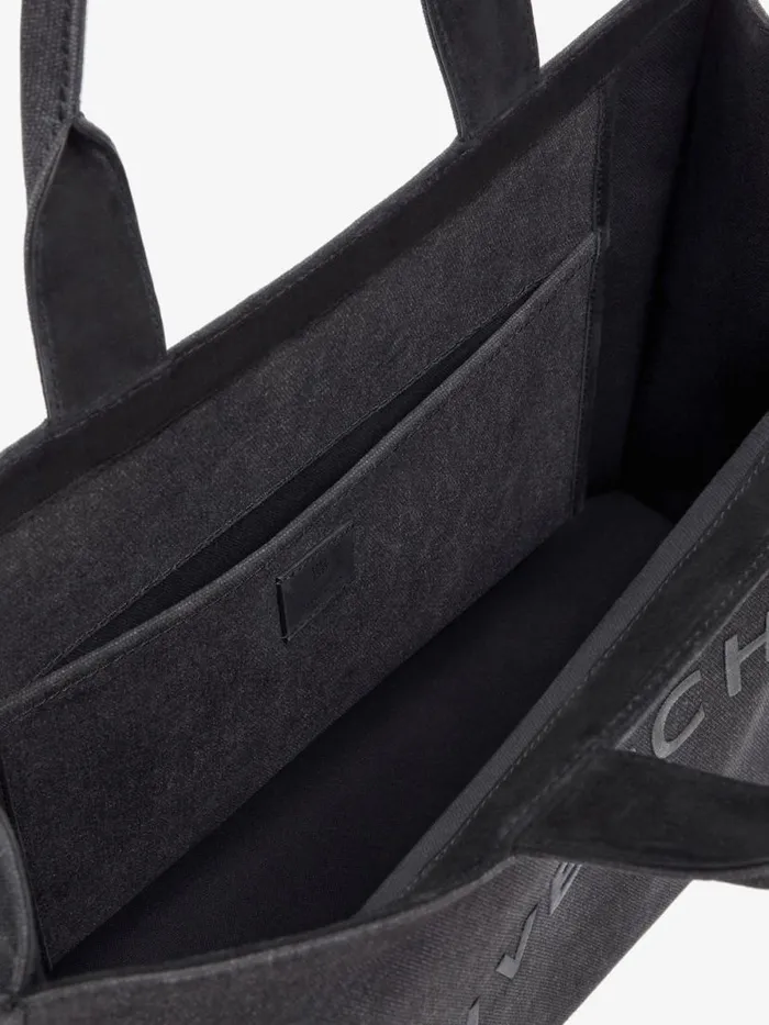 Men Crossbody Bags Givenchy GIVENCHY Tote Bag In Canvas Black Men Crossbody Bags Givenchy GIVENCHY Tote Bag In Canvas Black
