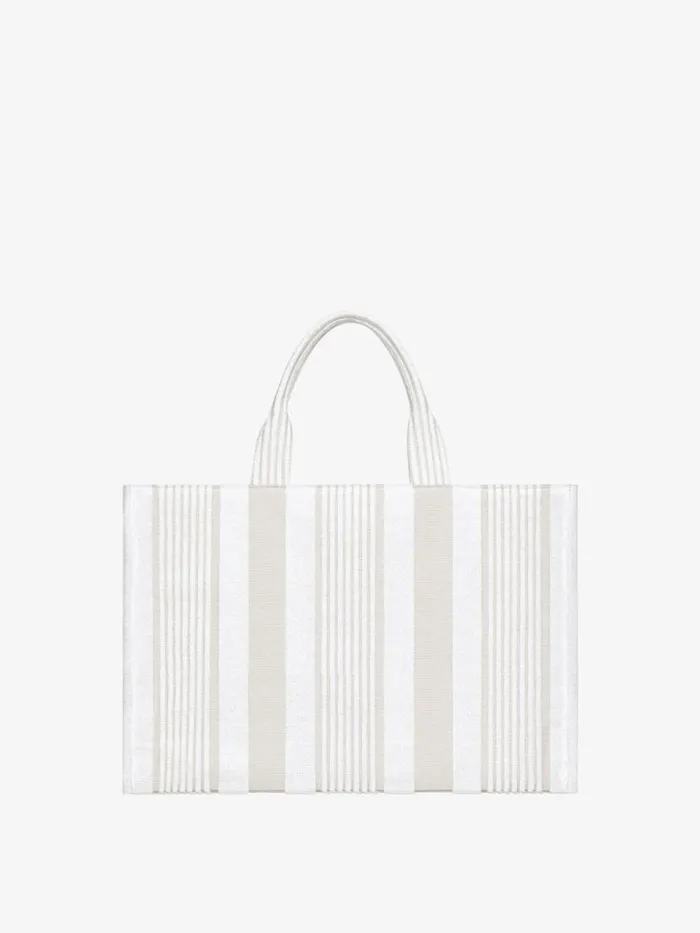 Men Crossbody Bags Givenchy GIVENCHY Tote Bag In Cotton Towelling With Stripes Ivory Men Crossbody Bags Givenchy GIVENCHY Tote Bag In Cotton Towelling With Stripes Ivory