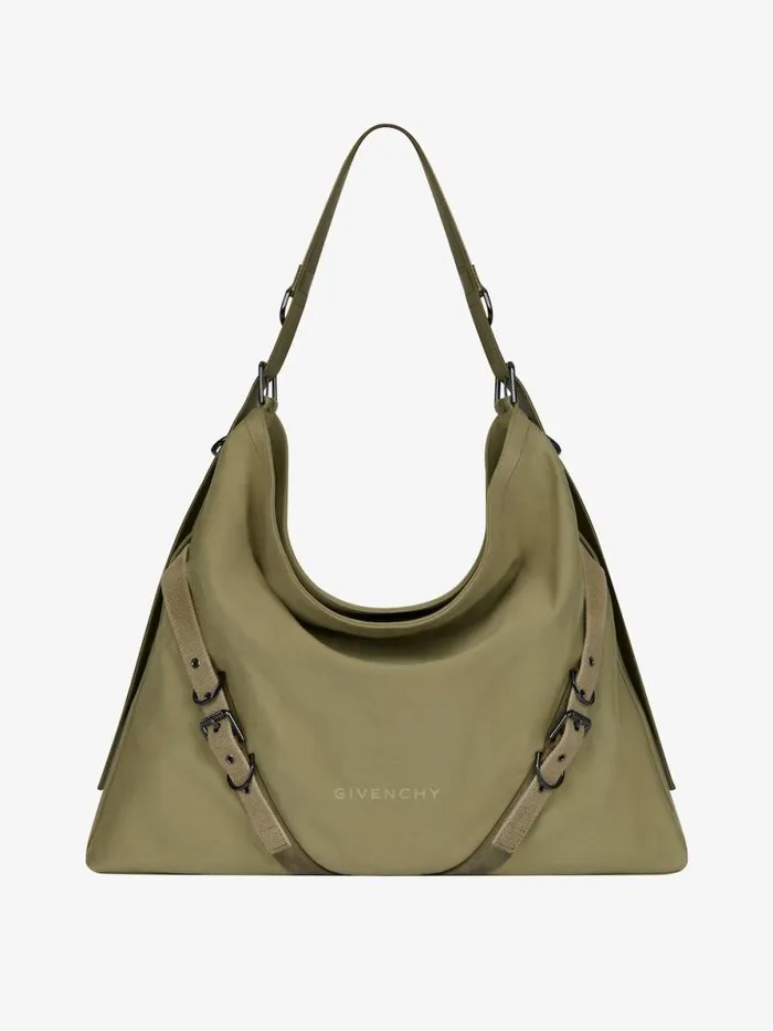Men Crossbody Bags Givenchy Large Voyou Bag In Canvas Khaki