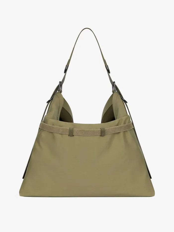 Men Crossbody Bags Givenchy Large Voyou Bag In Canvas Khaki Men Crossbody Bags Givenchy Large Voyou Bag In Canvas Khaki