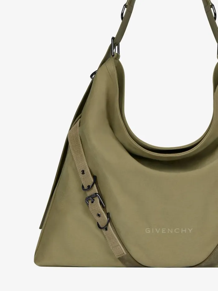Men Crossbody Bags Givenchy Large Voyou Bag In Canvas Khaki Men Crossbody Bags Givenchy Large Voyou Bag In Canvas Khaki