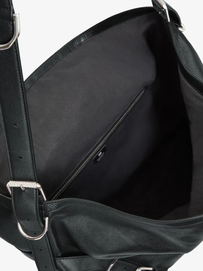 Men Crossbody Bags Givenchy Large Voyou Bag In Grained Leather Black Men Crossbody Bags Givenchy Large Voyou Bag In Grained Leather Black