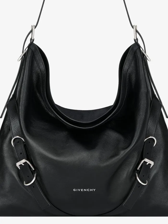 Men Crossbody Bags Givenchy Large Voyou Bag In Grained Leather Black Men Crossbody Bags Givenchy Large Voyou Bag In Grained Leather Black