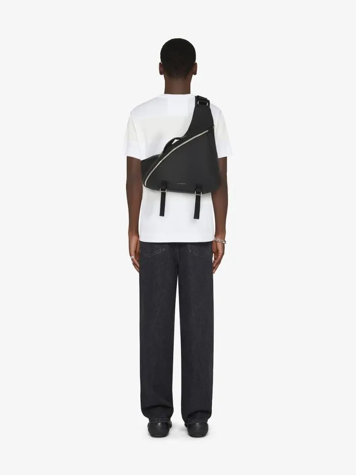 Men Crossbody Bags Givenchy Medium GZip Triangle Bag In Nylon Black Men Crossbody Bags Givenchy Medium GZip Triangle Bag In Nylon Black