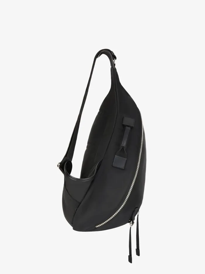 Men Crossbody Bags Givenchy Medium GZip Triangle Bag In Nylon Black Men Crossbody Bags Givenchy Medium GZip Triangle Bag In Nylon Black