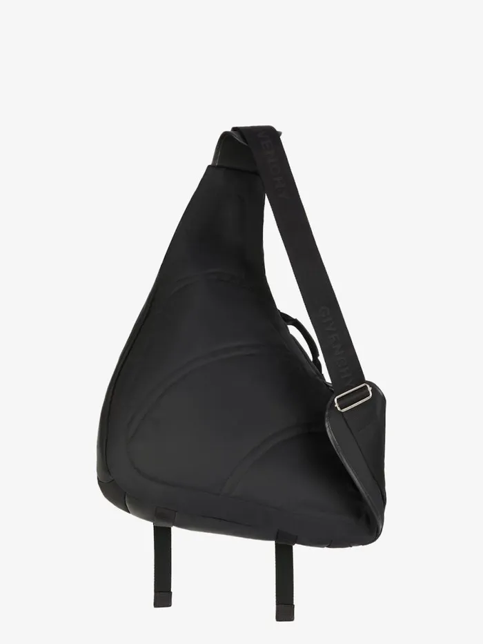 Men Crossbody Bags Givenchy Medium GZip Triangle Bag In Nylon Black Men Crossbody Bags Givenchy Medium GZip Triangle Bag In Nylon Black