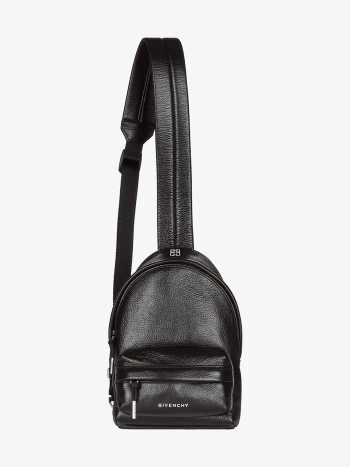 Men Crossbody Bags Givenchy Small Essential U Backpack In Grained Leather Black