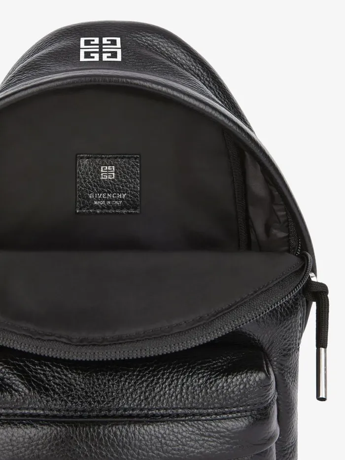 Men Crossbody Bags Givenchy Small Essential U Backpack In Grained Leather Black