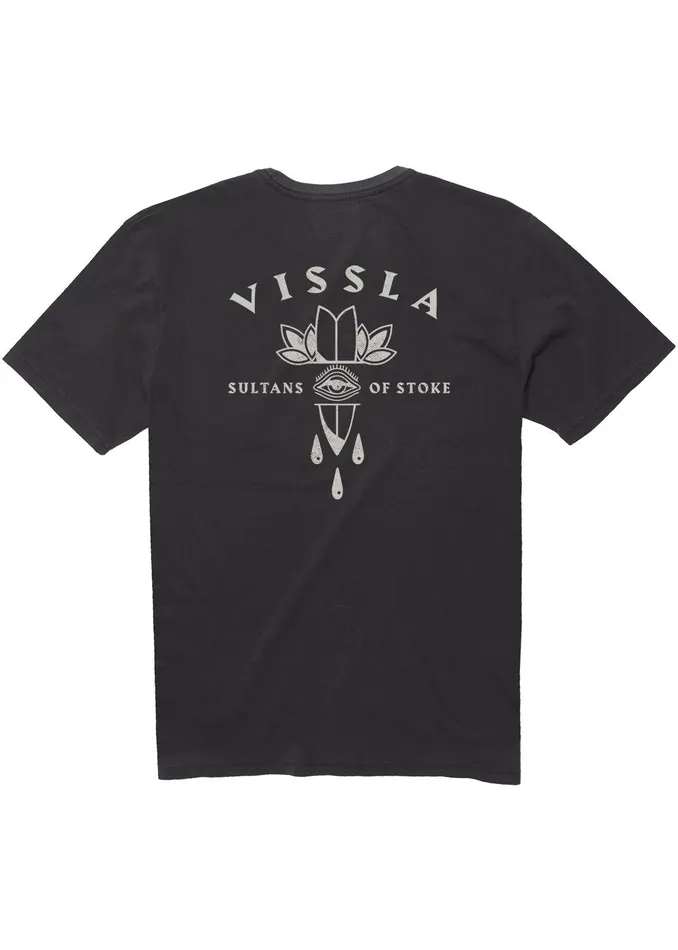 Men Dagger Ss Pkt Tee Phantom Premium Tees Vissla