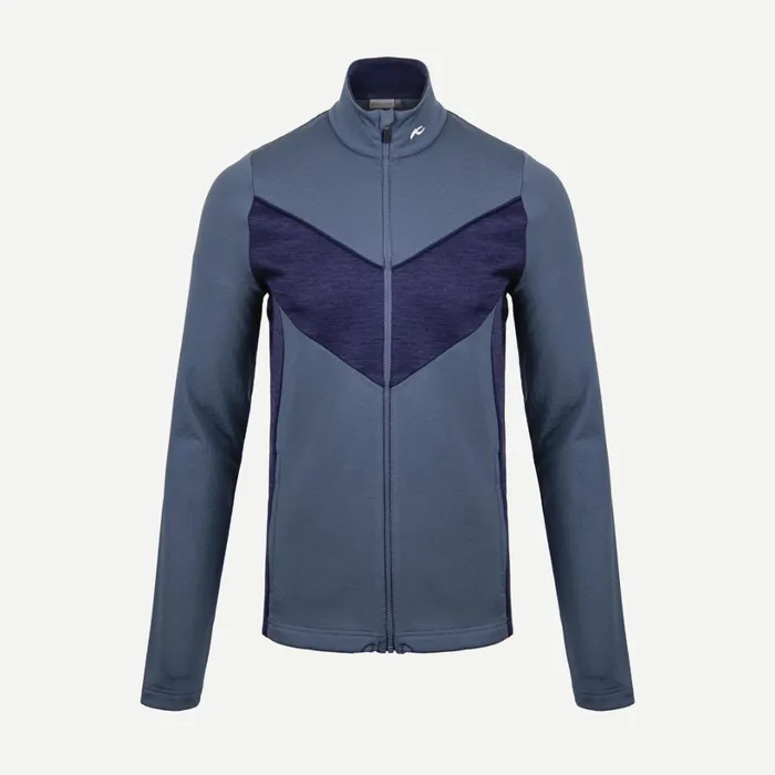 Men Damon Midlayer Jacket Steel Blue KJUS Midlayers and Sweaters