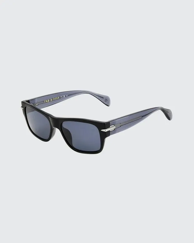 Men Fleetwood BlackHavana Sunglasses rag and bone