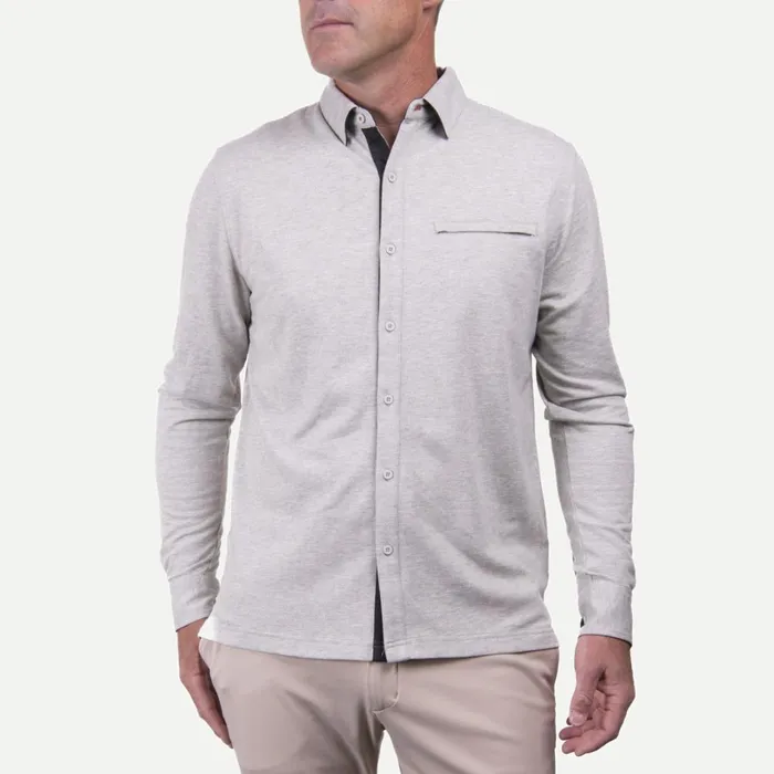 Men Inverness Texture Shirt 8211 Cashmereblend Button Shirt Creamalloy KJUS Polos and Shirts Men Inverness Texture Shirt 8211 Cashmereblend Button Shirt Creamalloy KJUS Polos and Shirts