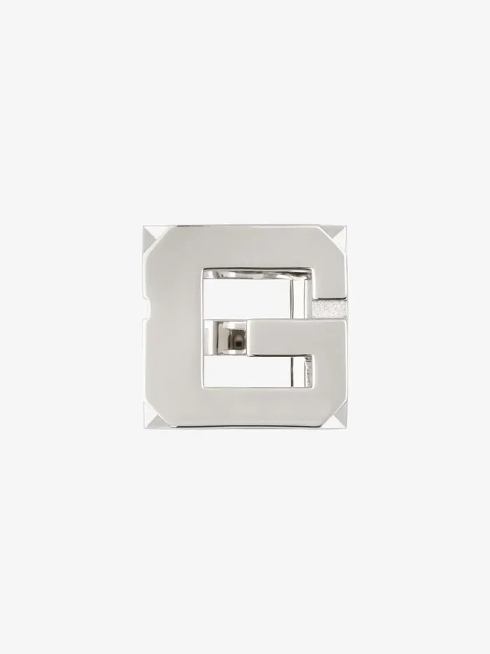 Men Jewelry Givenchy G Cube Ring In Metal Silvery Men Jewelry Givenchy G Cube Ring In Metal Silvery