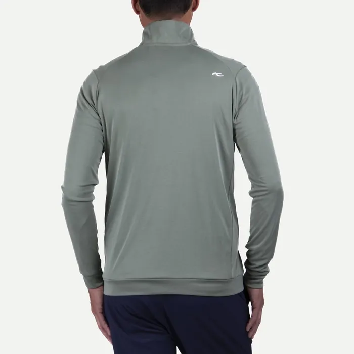 Men Kallen HalfZip Green Smoke KJUS Midlayers and Sweaters