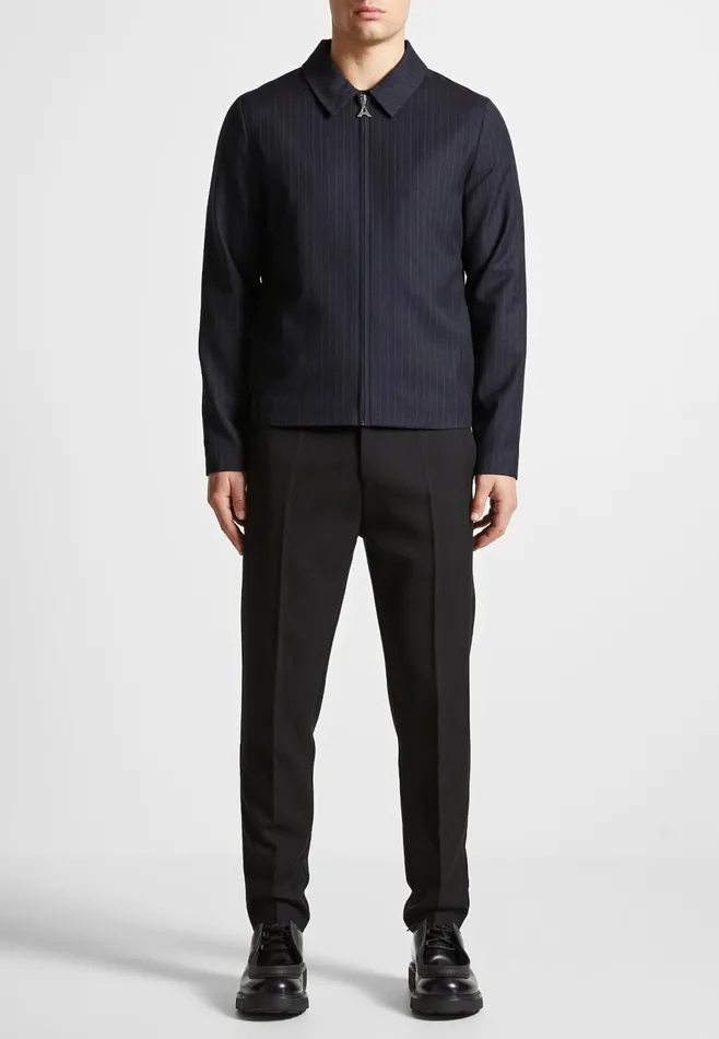 Men Manire De Voir Pinstripe Tailored Jacket Navy