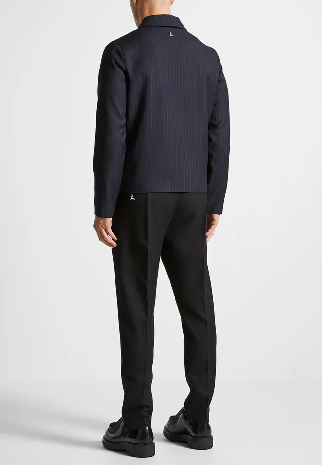 Men Manire De Voir Pinstripe Tailored Jacket Navy