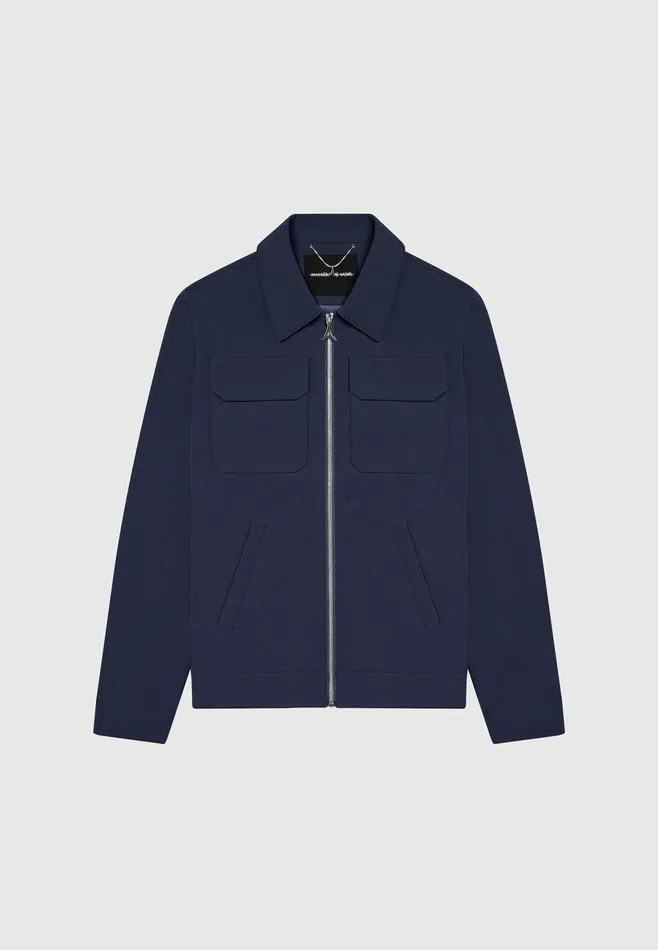 Men Manire De Voir Technical Cargo Jacket Navy