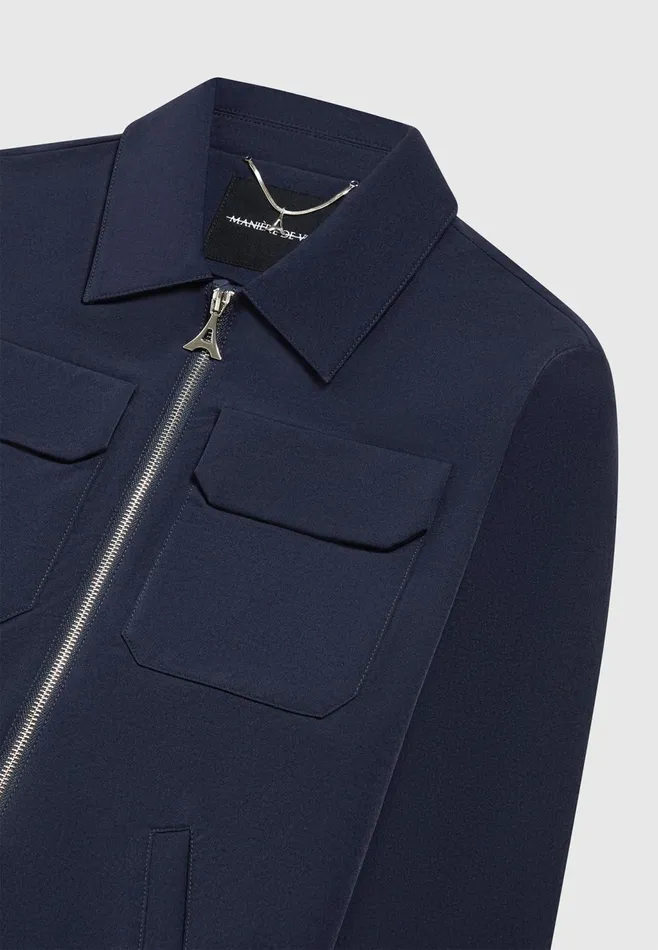 Men Manire De Voir Technical Cargo Jacket Navy