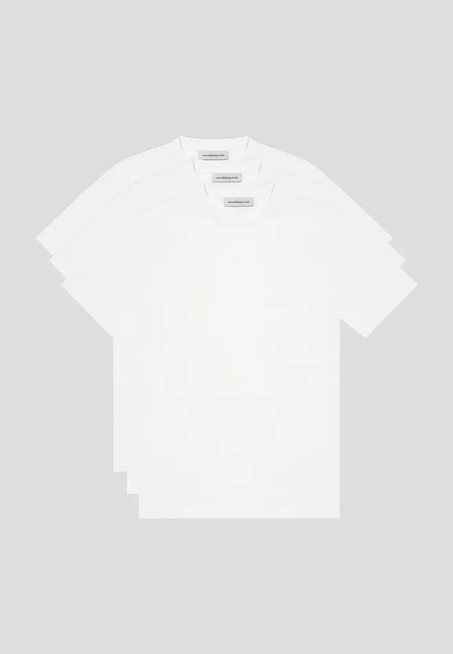 Men Manire De Voir ternel Slim Fit Luxe TShirt 3 Pack White