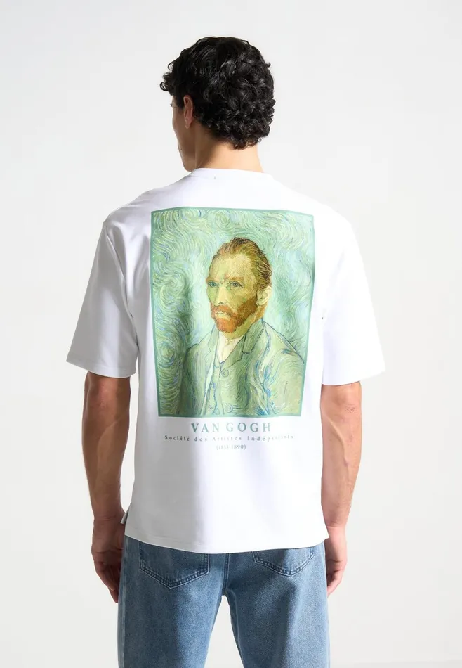 Men Manire De Voir Van Gogh Self Portrait TShirt White