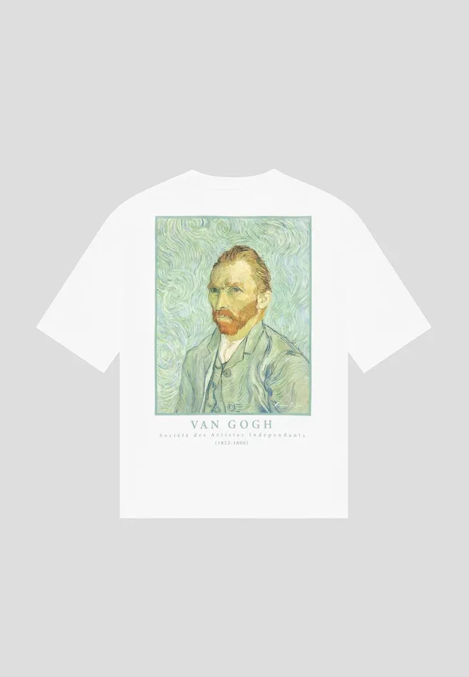 Men Manire De Voir Van Gogh Self Portrait TShirt White