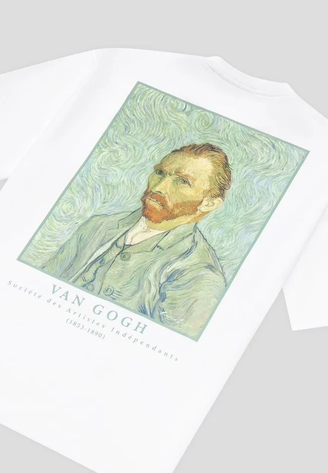Men Manire De Voir Van Gogh Self Portrait TShirt White