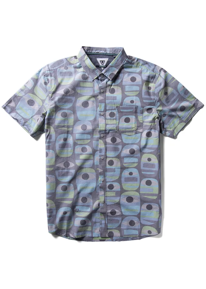 Men Minds Eye Eco Ss Shirt Jade Shirts and Flannels Vissla