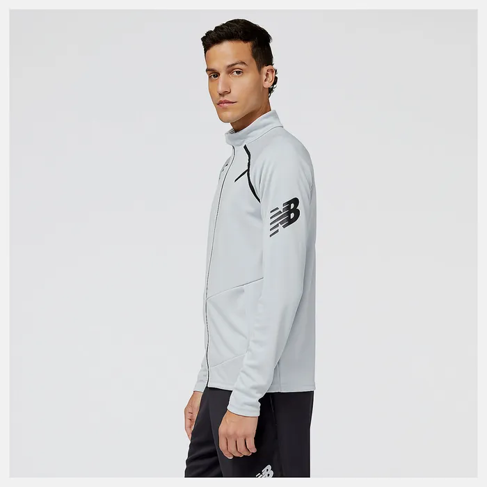 Men New Balance Tenacity Football Training Track Jacket LIGHT ALUMINUM Matching Sets Men New Balance Tenacity Football Training Track Jacket LIGHT ALUMINUM Matching Sets