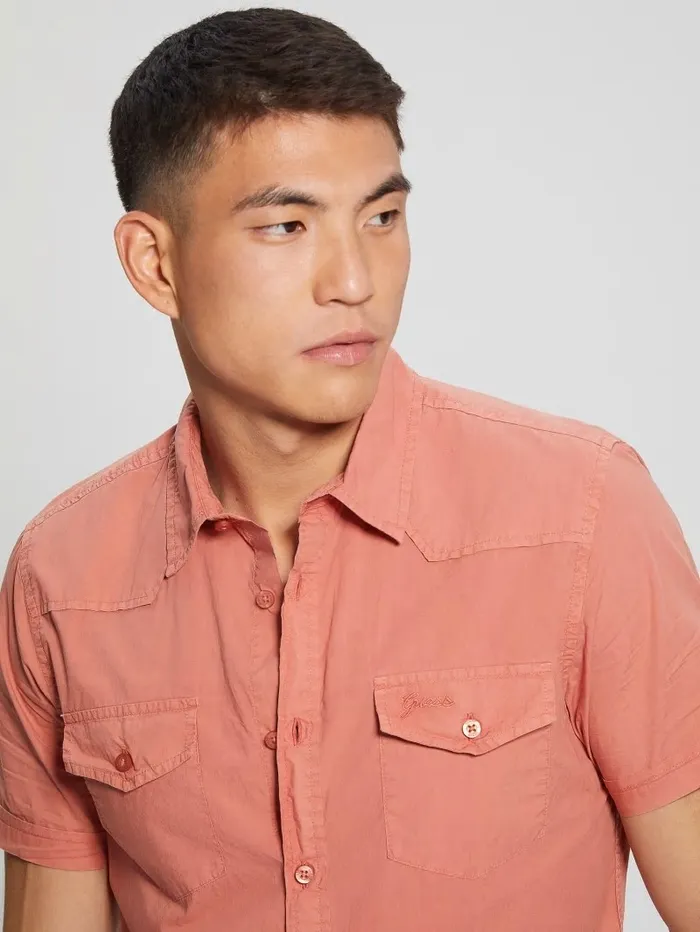 Men Nottingham Shirt Aechmea Pinky Shirts GUESS