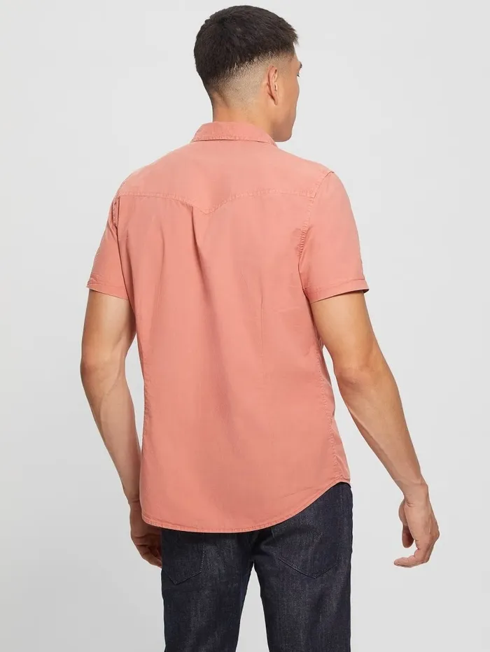 Men Nottingham Shirt Aechmea Pinky Shirts GUESS