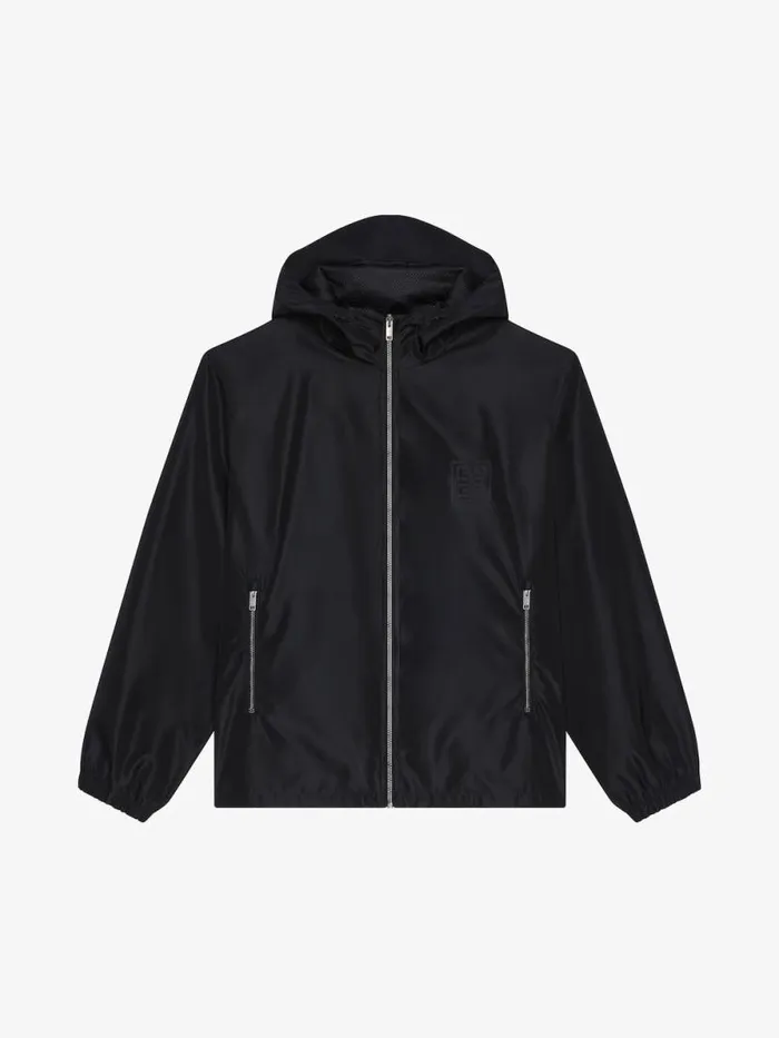 Men Outerwear and Blousons Givenchy Windbreaker With 4G Detail Black