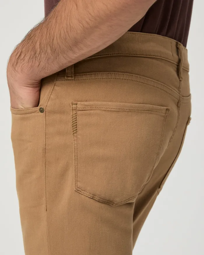 Men PAIGE Transcend Federal Slim Straight Jean 8211 Golden Palm Denim