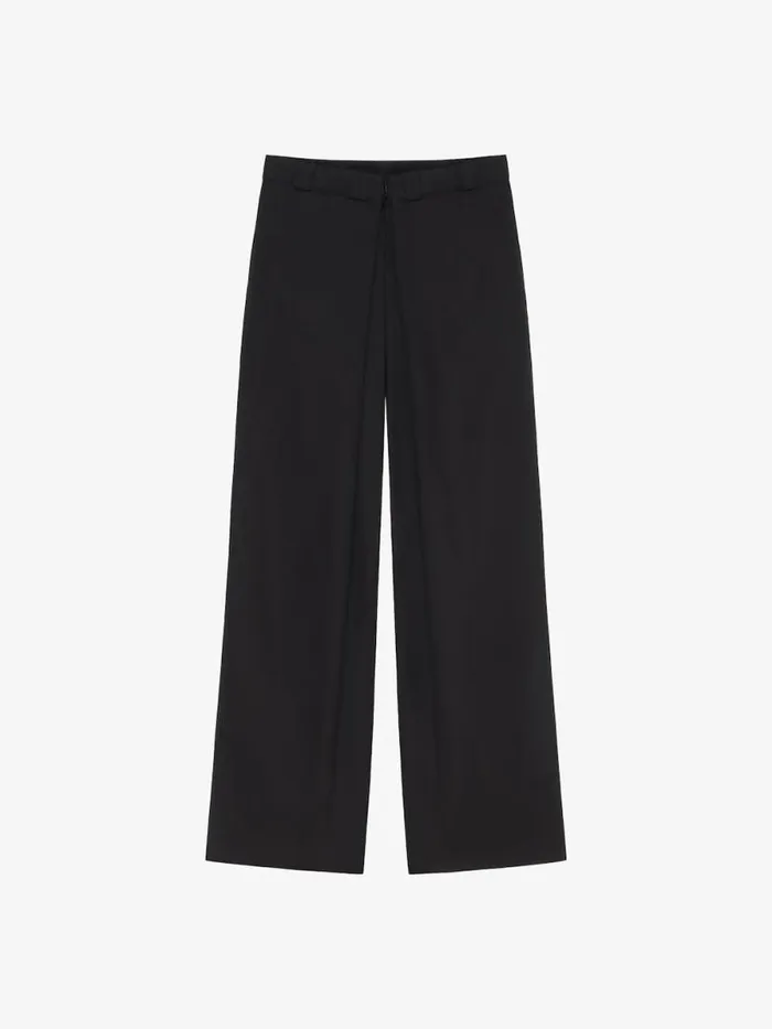 Men Pants and Shorts Givenchy Extra Wide Chino Pants In Canvas Black