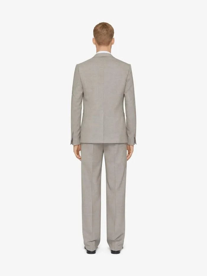Men Pants and Shorts Givenchy Tailored Pants In Wool Greybeige