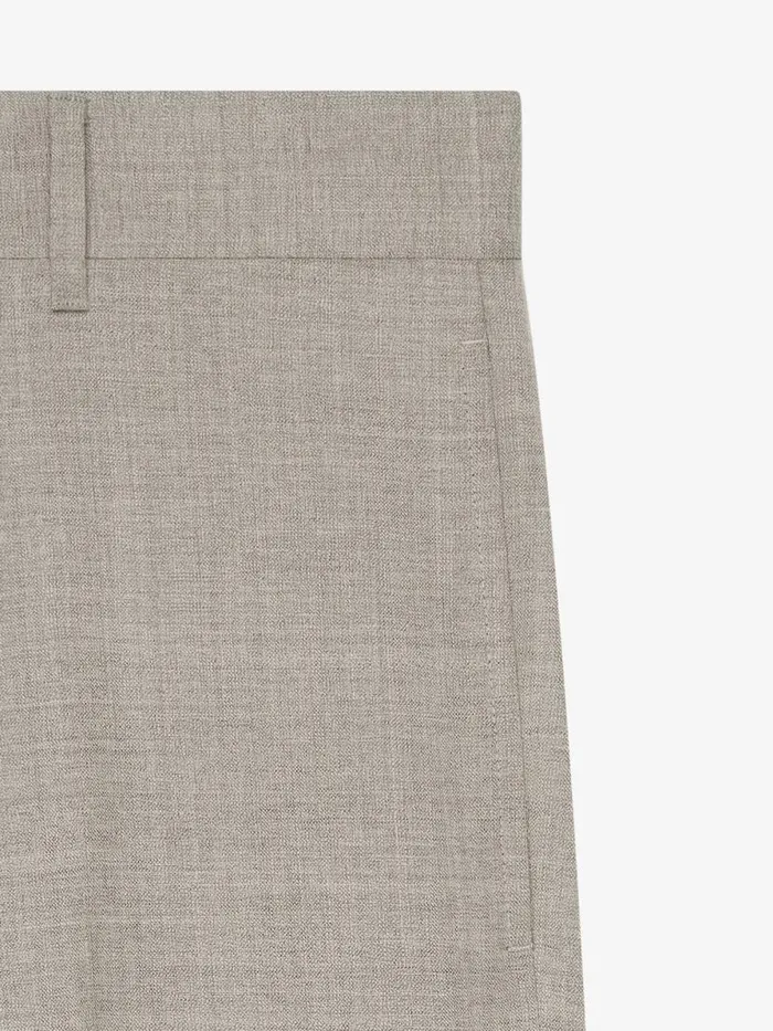 Men Pants and Shorts Givenchy Tailored Pants In Wool Greybeige