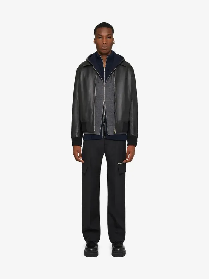 Men Pants and Shorts Givenchy Tailored Pants In Wool With Pocket Details Black Men Pants and Shorts Givenchy Tailored Pants In Wool With Pocket Details Black