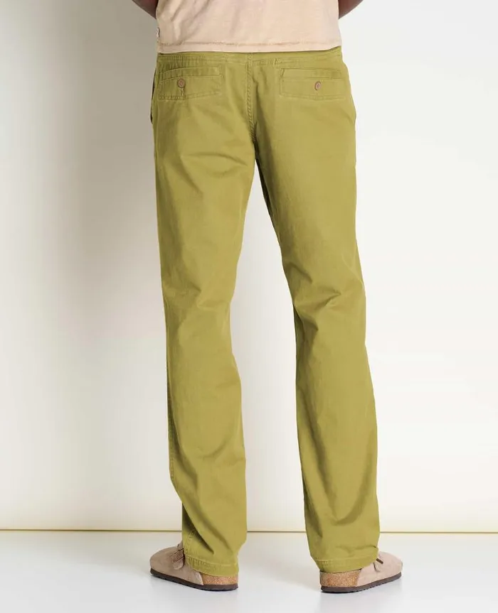 Men Pants Toad and Co Mission Ridge Lean Pant Green Moss Vintage Wash