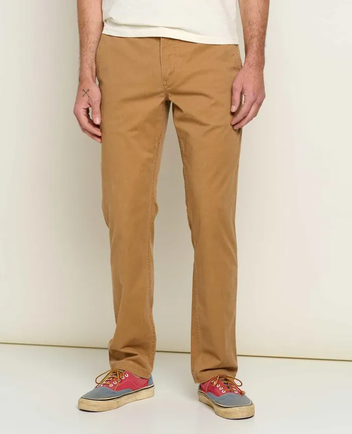 Men Pants Toad and Co Mission Ridge Lean Pant Tabac Vintage Wash