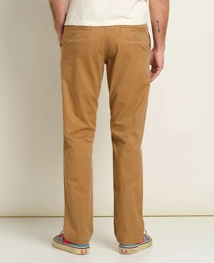 Men Pants Toad and Co Mission Ridge Lean Pant Tabac Vintage Wash