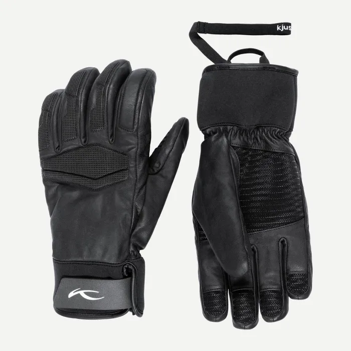 Men Performance Gloves Black KJUS Accessories