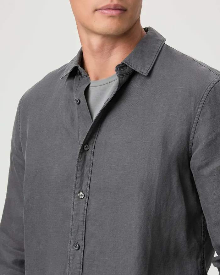 Men Peters Shirt 8211 Vintage Weathered Blue Shirts PAIGE Men Peters Shirt 8211 Vintage Weathered Blue Shirts PAIGE