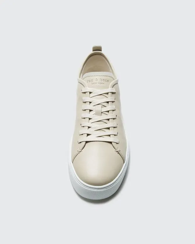 Men rag and bone Perry Leather Sneaker BlackBone WhiteOff Wht Shoes