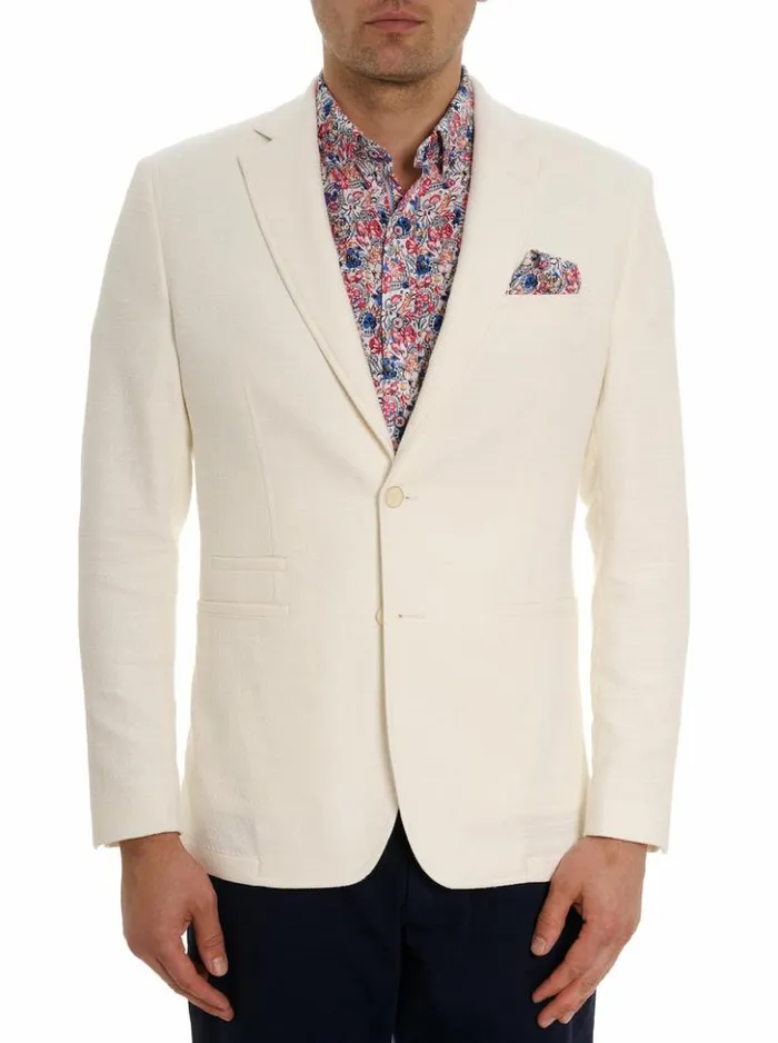 Men Robert Graham Blazers Johnson Blazer White